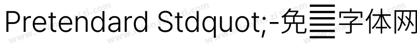 Pretendard Stdquot;字体转换